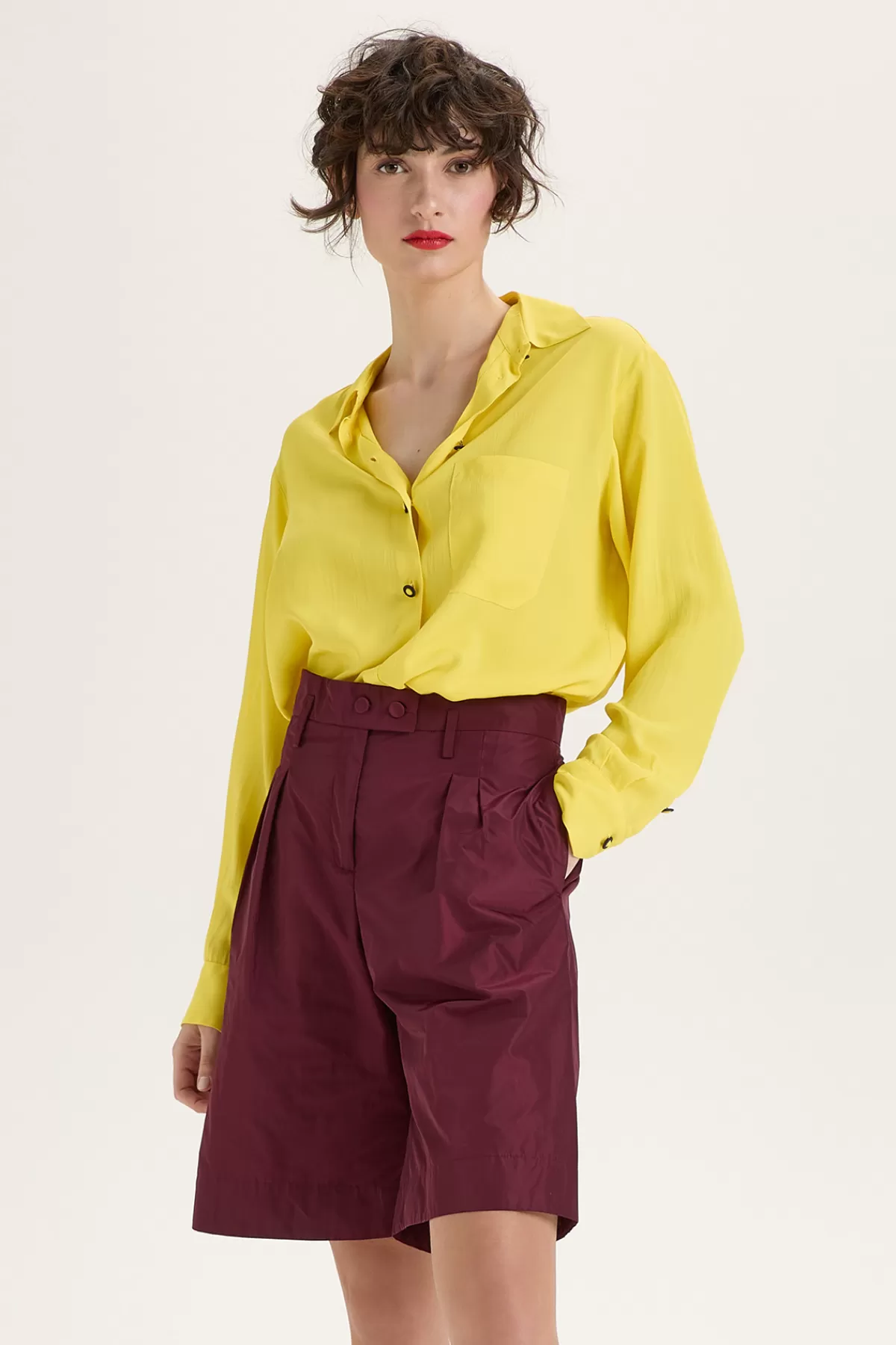 Malìparmi Camicia Coloured Fluid Crepe