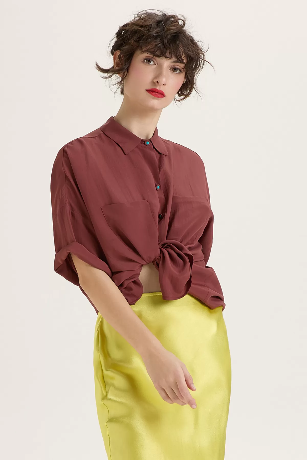 Malìparmi Camicia Coloured Fluid Crepe