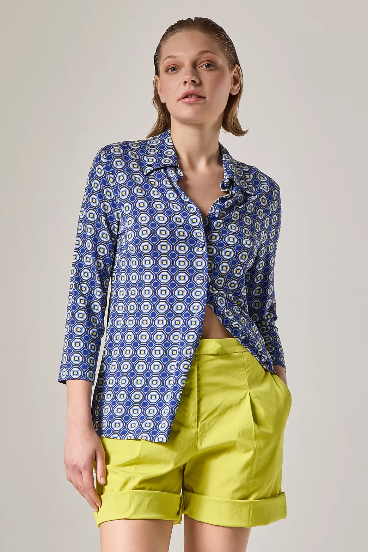 Malìparmi Camicia Labyrintum Jersey