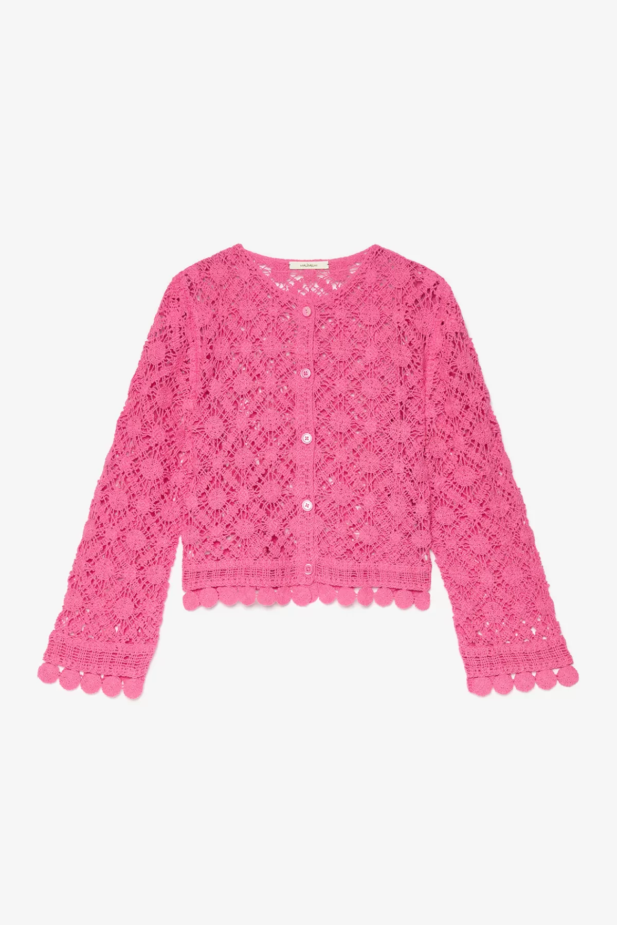 Malìparmi Cardigan Cotton Crochet