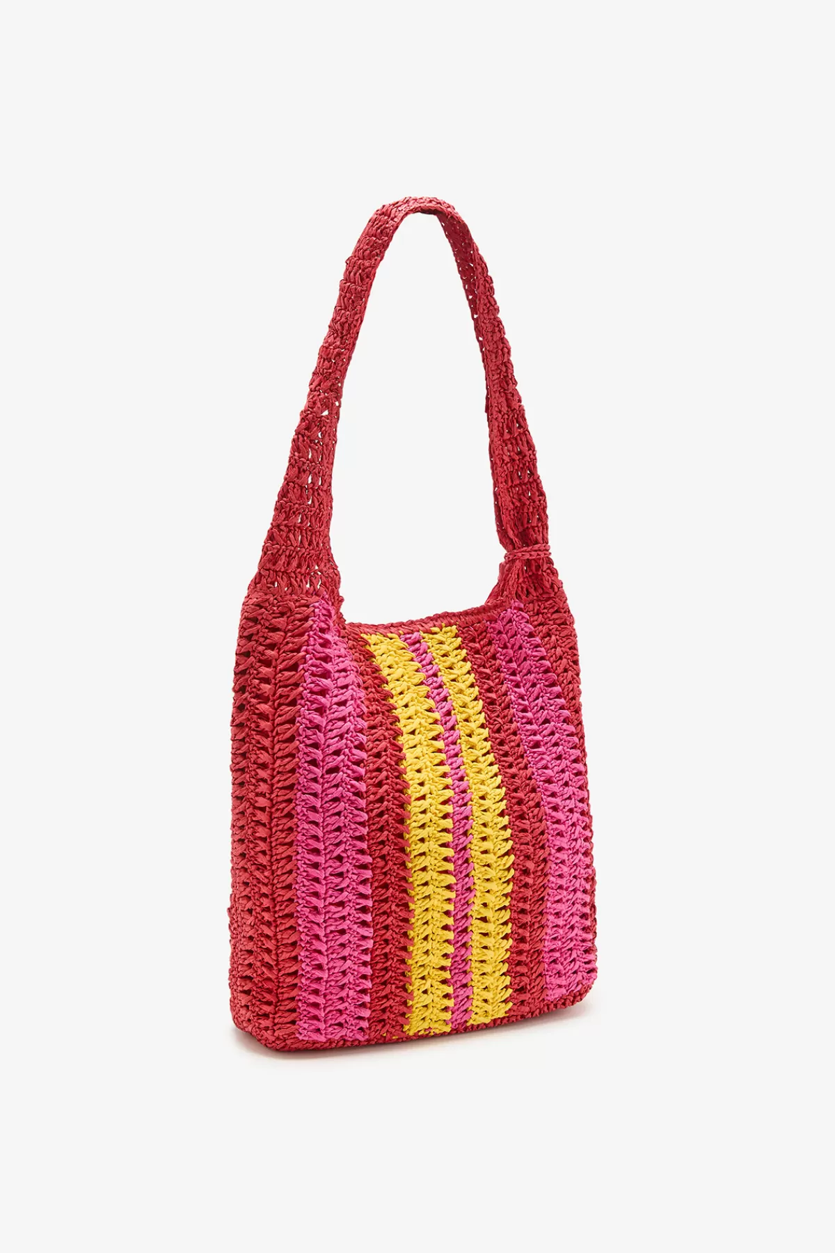 Malìparmi Grande A Spalla Raffia Multicolour