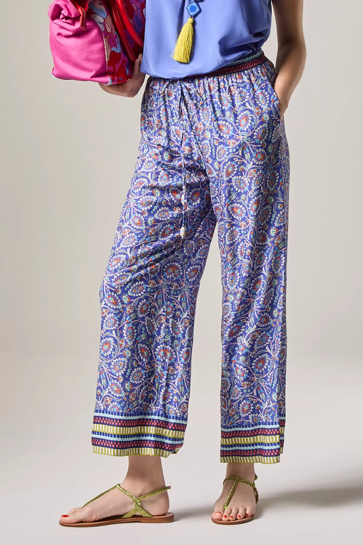 Malìparmi Pantalone Botanica Viscose