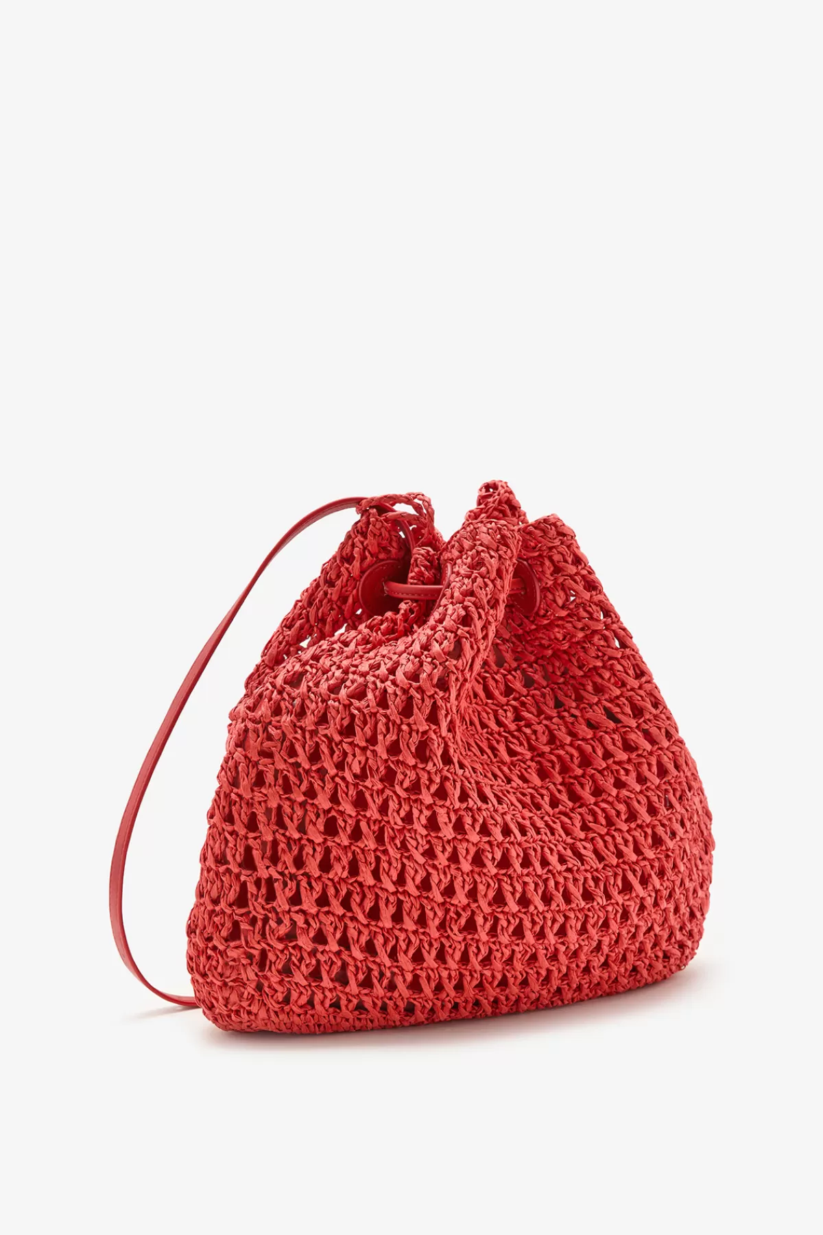 Malìparmi Secchiello Raffia Crochet