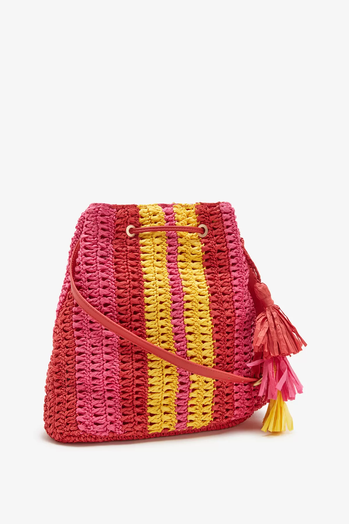 Malìparmi Secchiello Raffia Multicolour