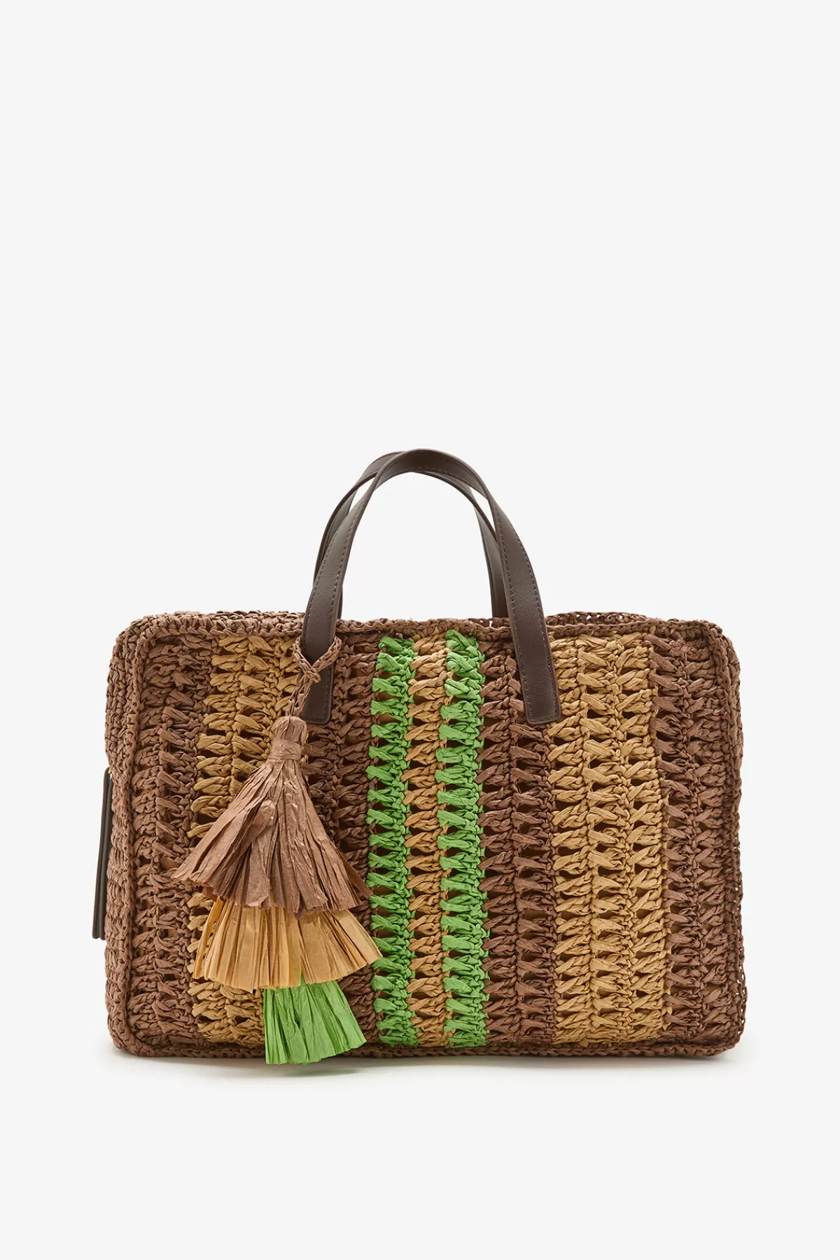 Malìparmi Shopping Raffia Multicolour